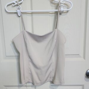 Chic Beige Spaghetti Strap Camisole